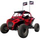 Hood Accent Red Black Panel Powder Coated 2017 to 2021 RZR Polaris S XP Turbo