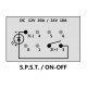 On/Off Rocker Switch Green No Fat Chicks 
