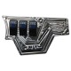 XP 1000 6 Switch Dash Panel (Only) Silver 