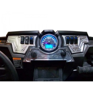 RZR XP1000 3 piece (only) Dash Panel Silver 