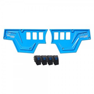 XP1000 6 Switch Dash Panel Blue 